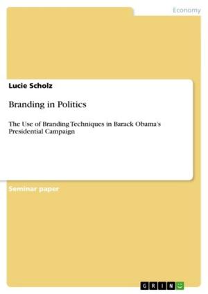 Book cover of Branding in Politics