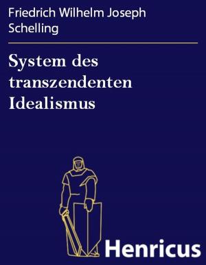 Book cover of System des transzendenten Idealismus