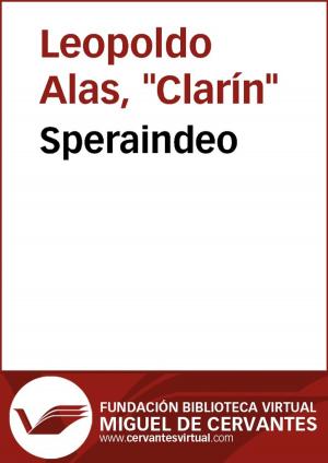 Cover of the book Speraindeo by Ricardo Palma