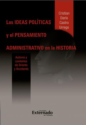 Cover of the book Las ideas políticas y el pensamiento administrativo en la historia by Pedro Ángel Palou Pérez (coordinador)