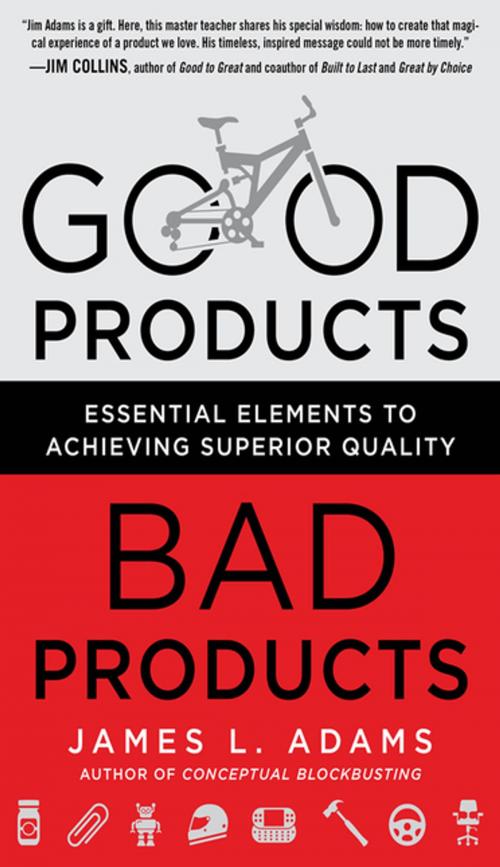 Cover of the book Good Products, Bad Products: Essential Elements to Achieving Superior Quality by James Adams, McGraw-Hill Education