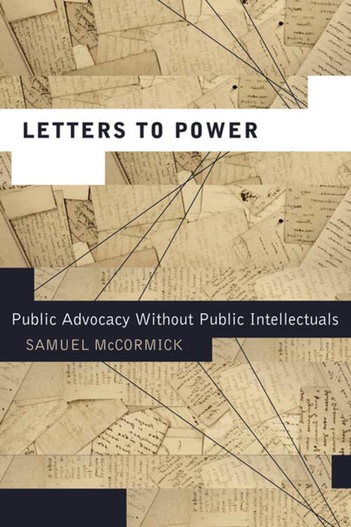 Cover of the book Letters to Power by Samuel McCormick, Penn State University Press