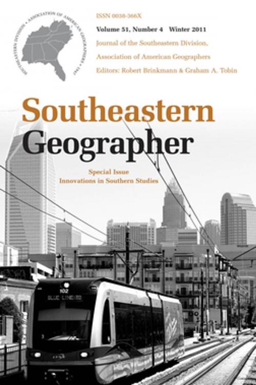 Cover of the book Southeastern Geographer by , The University of North Carolina Press