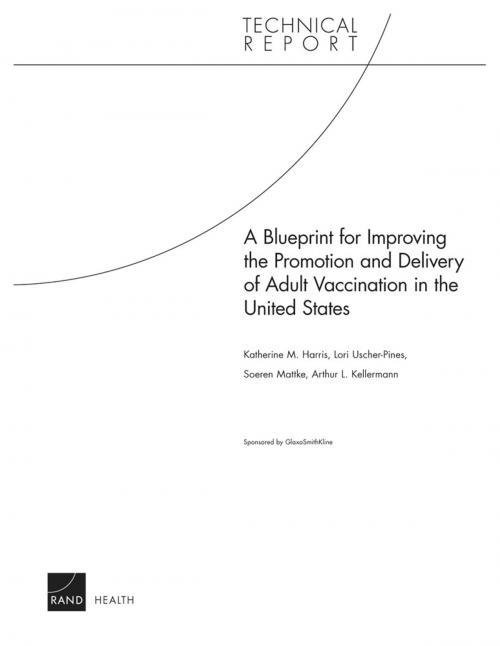 Cover of the book A Blueprint for Improving the Promotion and Delivery of Adult Vaccination in the United States by Katherine M. Harris, Lori Uscher-Pines, Soeren Mattke, Arthur L. Kellermann, RAND Corporation