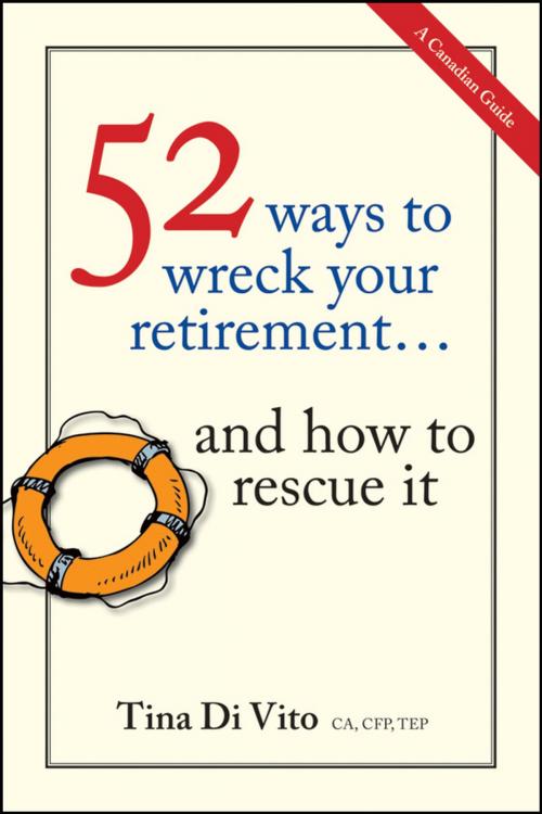 Cover of the book 52 Ways to Wreck Your Retirement by Tina Di Vito, Wiley