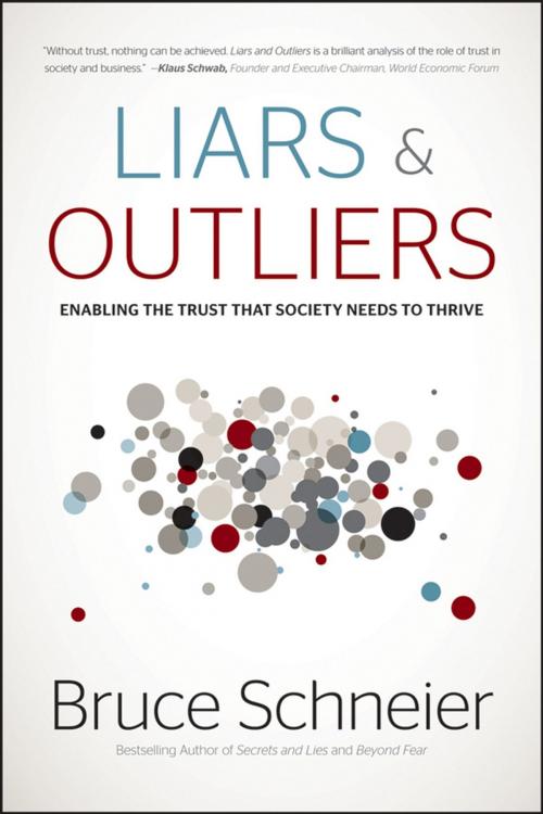 Cover of the book Liars and Outliers by Bruce Schneier, Wiley