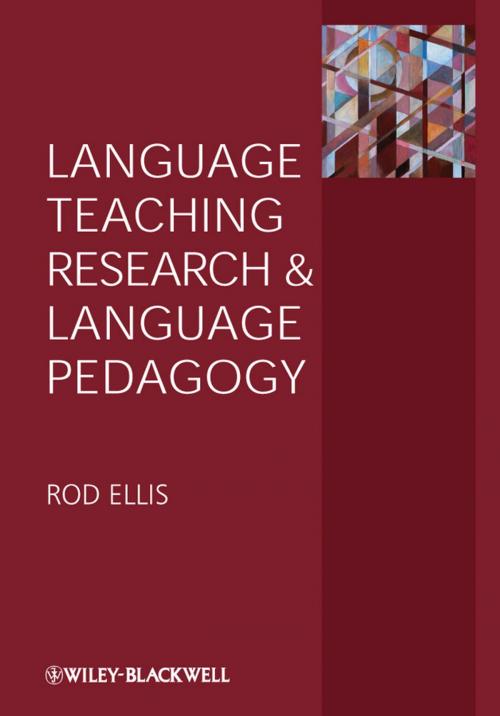 Cover of the book Language Teaching Research and Language Pedagogy by Rod Ellis, Wiley