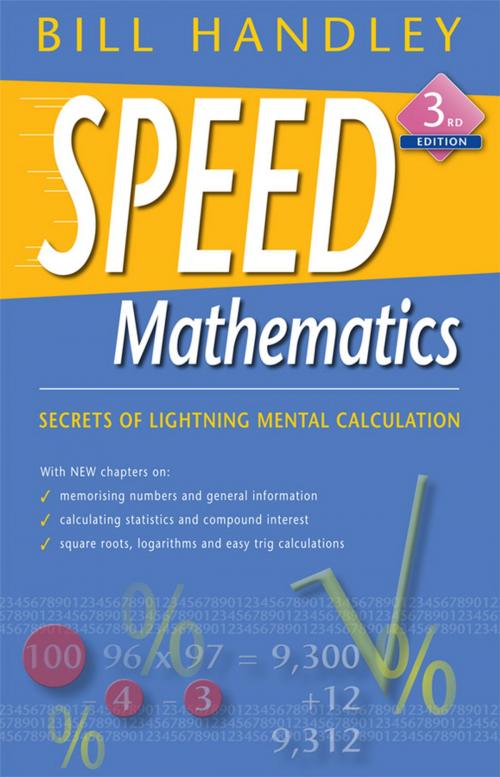 Cover of the book Speed Mathematics by Bill Handley, Wiley