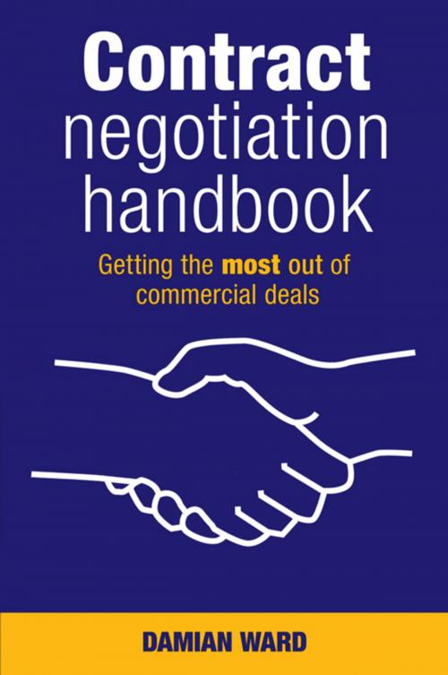 Cover of the book Contract Negotiation Handbook by Damian Ward, Wiley