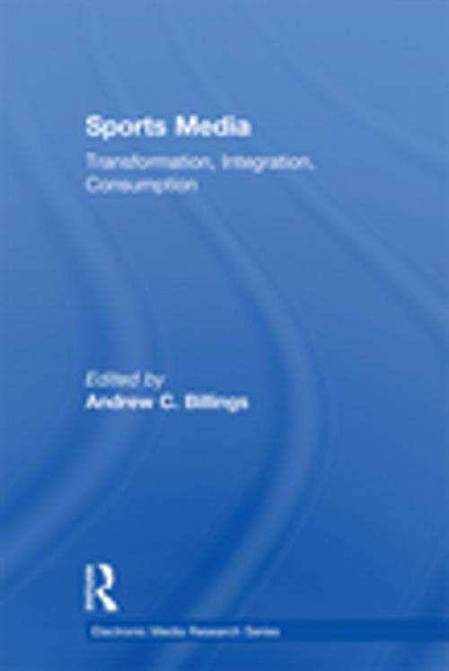 Cover of the book Sports Media by , Taylor and Francis