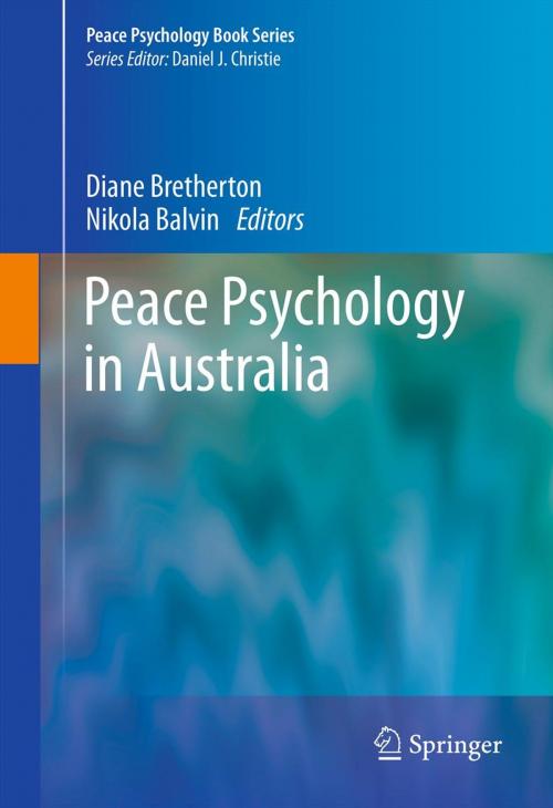 Cover of the book Peace Psychology in Australia by , Springer New York