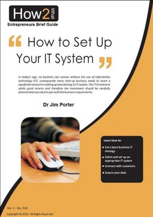 Cover of the book How to Set up Your I.T. System by Dr Jim Porter, Dr Jim Porter