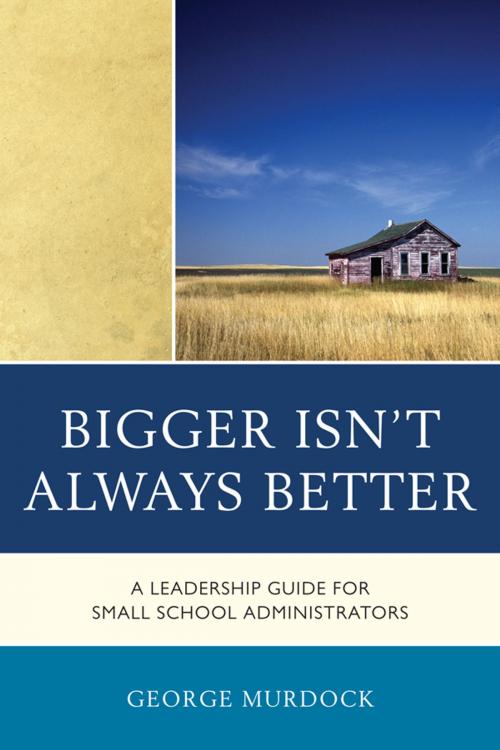 Cover of the book Bigger Isn't Always Better by George Murdock, R&L Education