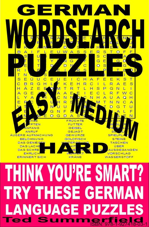 Cover of the book German Word Search Puzzles by Ted Summerfield, Ted Summerfield