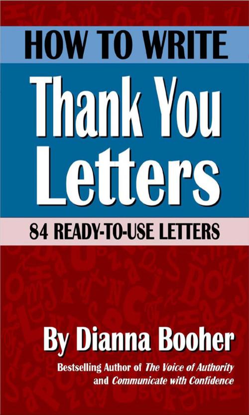 Cover of the book How to Write Thank You Letters by Dianna Booher, Booher Research Institute