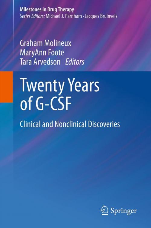 Cover of the book Twenty Years of G-CSF by , Springer Basel