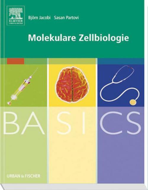 Cover of the book BASICS Molekulare Zellbiologie by Björn Jacobi, Sasan Partovi, Elsevier Health Sciences