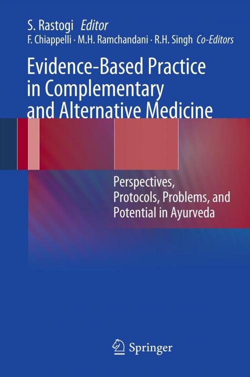 Cover of the book Evidence-Based Practice in Complementary and Alternative Medicine by Francesco Chiappelli, Manisha Harish Ramchandani, Ram Harsh Singh, Springer Berlin Heidelberg