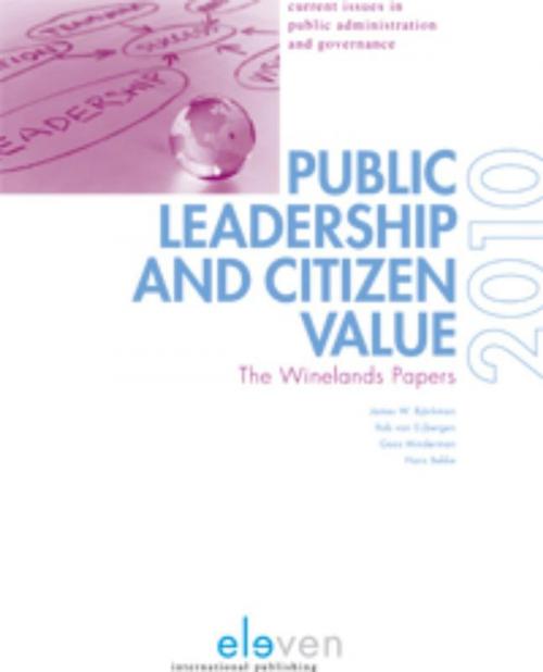 Cover of the book Public leadership and citizen value by Hans Bekke, Boom uitgevers Den Haag