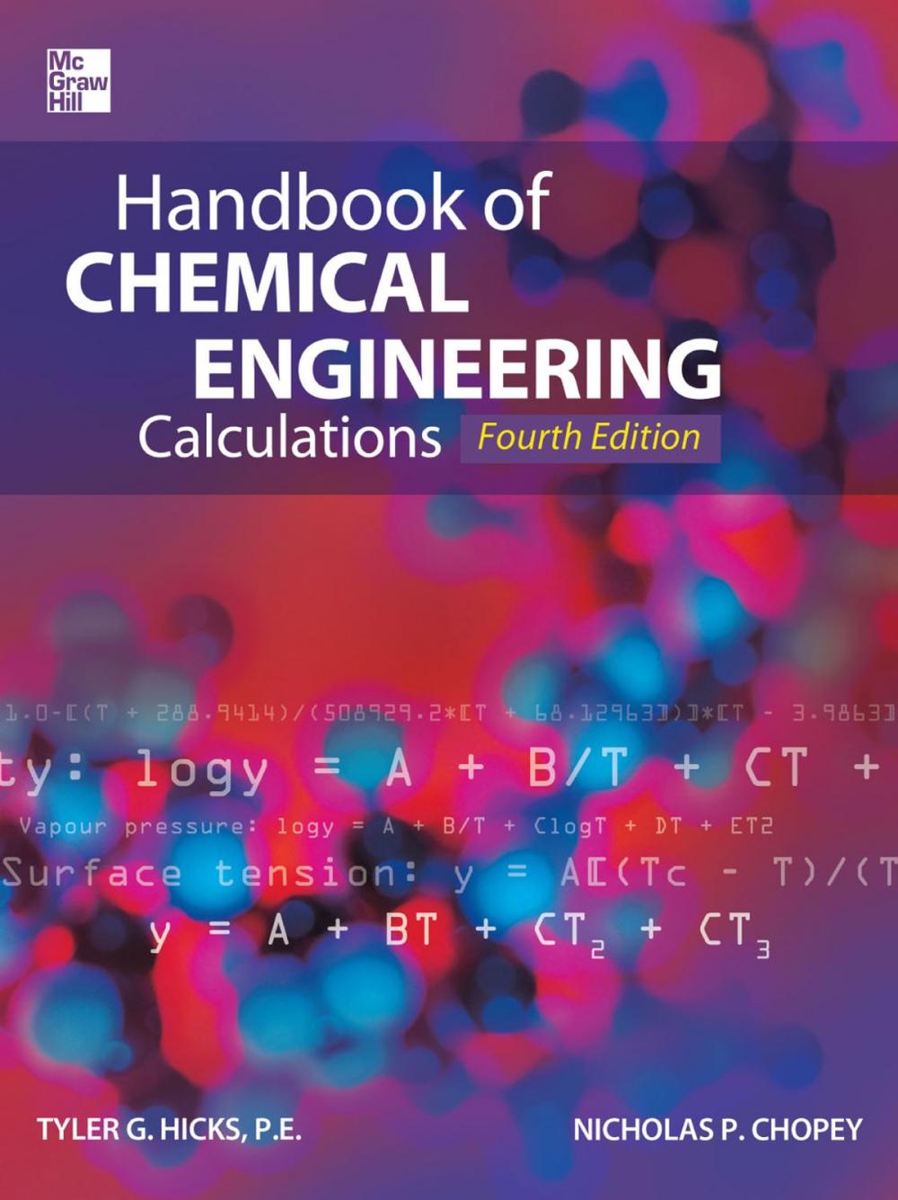 Big bigCover of Handbook of Chemical Engineering Calculations, Fourth Edition