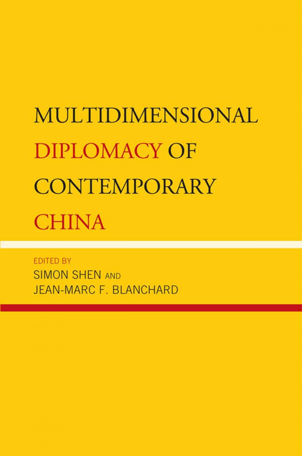 Big bigCover of Multidimensional Diplomacy of Contemporary China