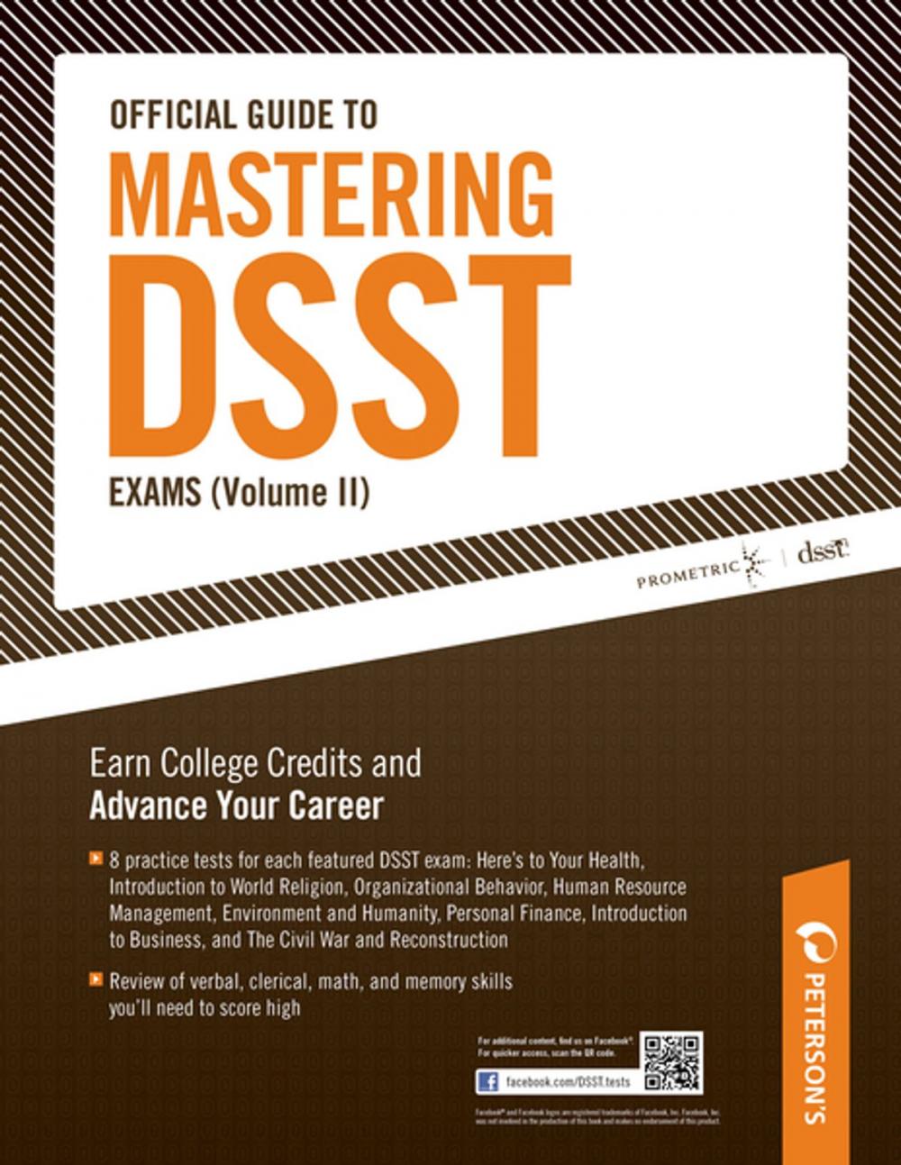 Big bigCover of Official Guide to Mastering DSST Exams Volume II