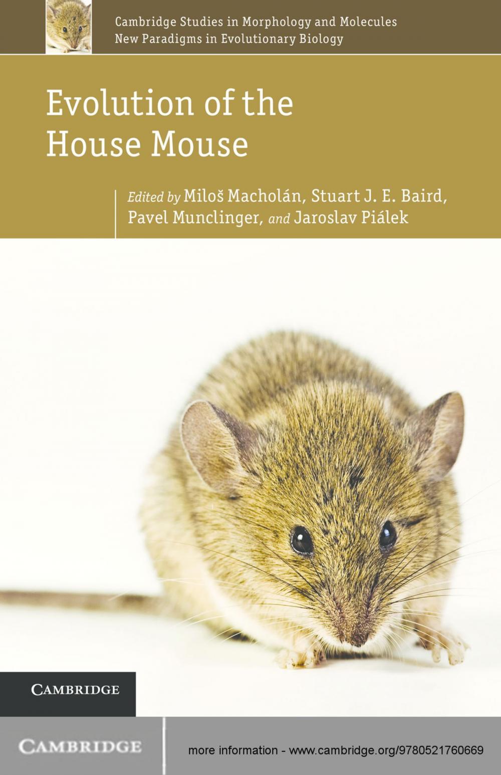 Big bigCover of Evolution of the House Mouse