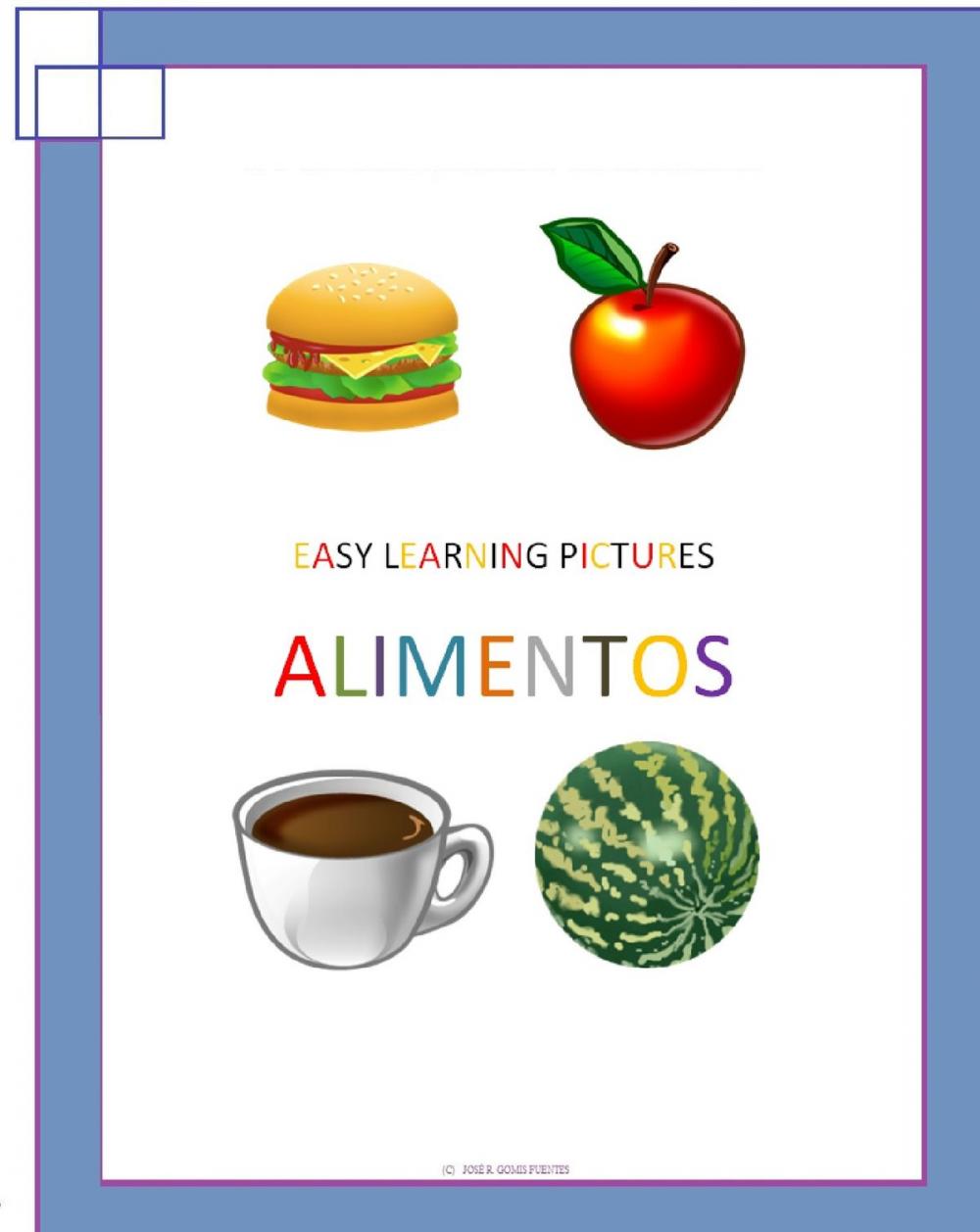 Big bigCover of Easy Learning pictures. Alimentos