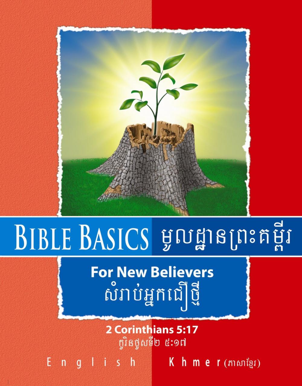 Big bigCover of Bible Basics For New Believers: Khmer and English Languages
