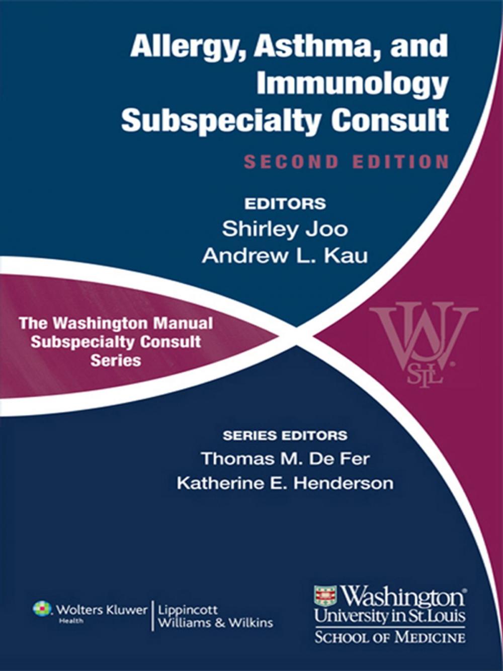 Big bigCover of The Washington Manual of Allergy, Asthma, and Immunology Subspecialty Consult