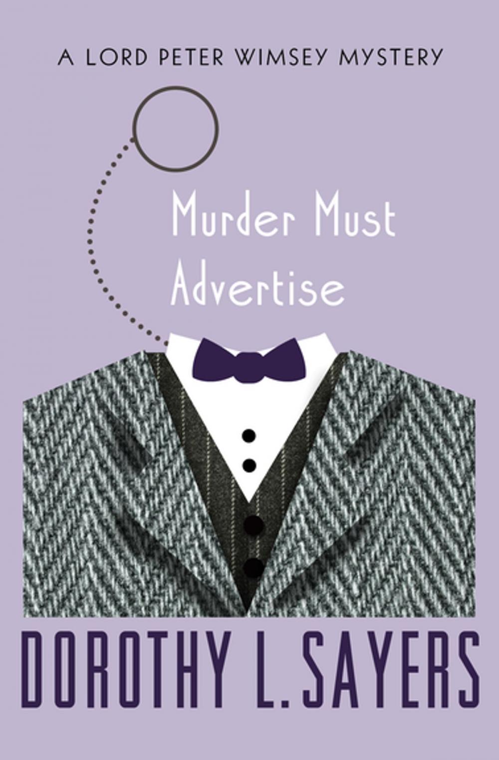 Big bigCover of Murder Must Advertise