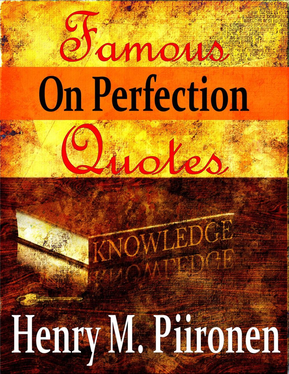 Big bigCover of Famous Quotes on Perfection