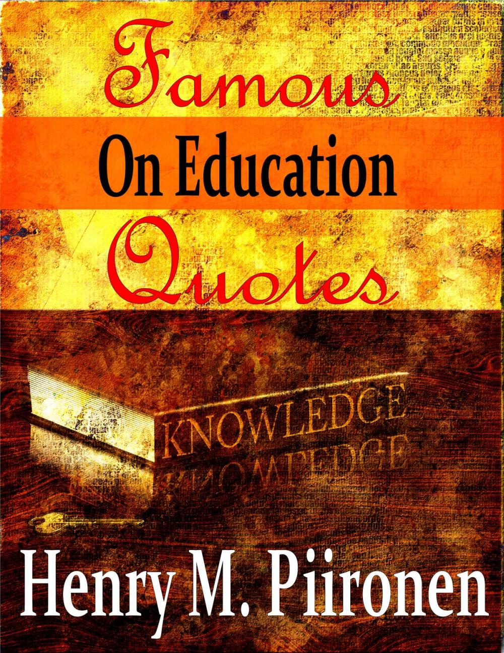 Big bigCover of Famous Quotes on Education