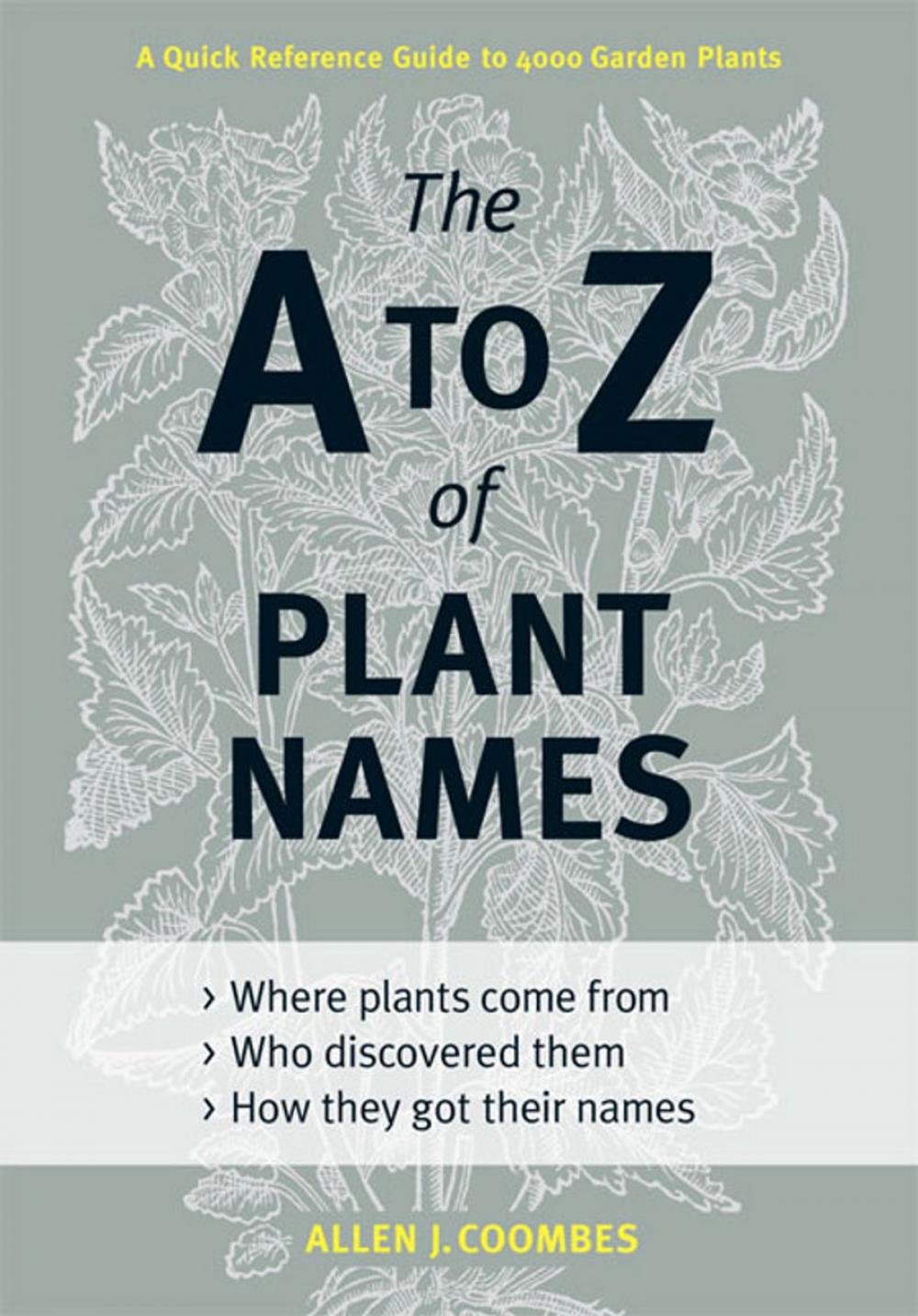 Big bigCover of The A to Z of Plant Names