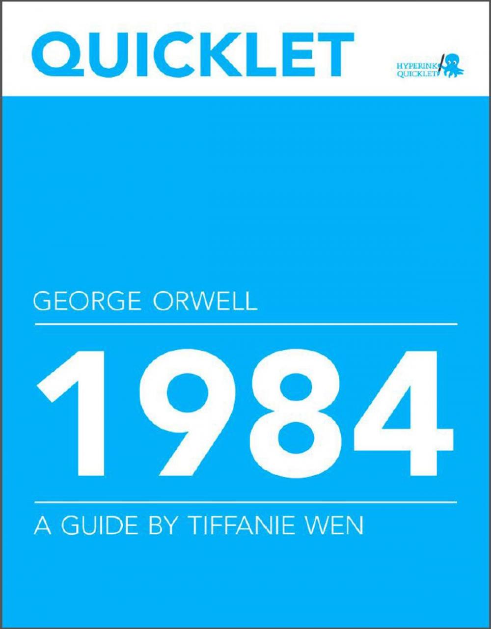Big bigCover of Quicklet on George Orwell's 1984