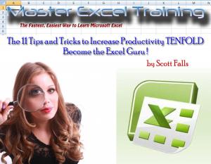 Cover of Become the Excel Guru ! - 11 Tips and Tricks to Increase Productivity TENFOLD