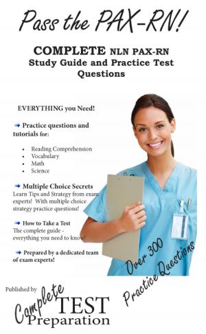 Cover of the book Pass the PAX-RN by Complete Test Preparation Inc.