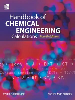 Cover of the book Handbook of Chemical Engineering Calculations, Fourth Edition by Victor Buzzotta, R. E. Lefton