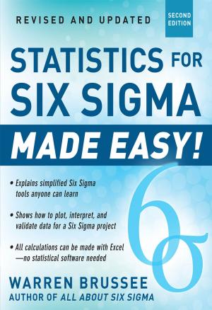 Cover of the book Statistics for Six Sigma Made Easy! Revised and Expanded Second Edition by Javy W. Galindo