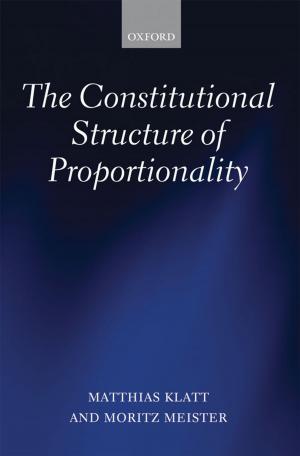 Cover of The Constitutional Structure of Proportionality