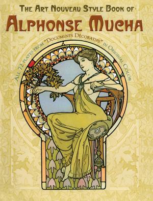 Book cover of The Art Nouveau Style Book of Alphonse Mucha