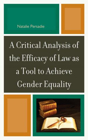 Cover of the book A Critical Analysis of the Efficacy of Law as a Tool to Achieve Gender Equality by Lisa A. Ferrelli