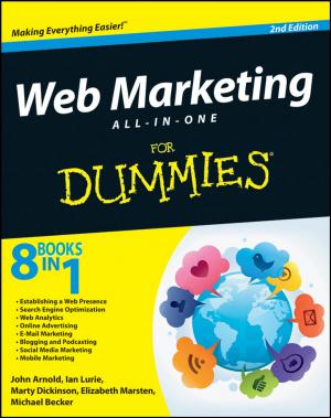 Cover of the book Web Marketing All-in-One For Dummies by Dennis Douroumis, Alfred Fahr, Juergen Siepmann, Martin J. Snowden, Vladimir Torchilin