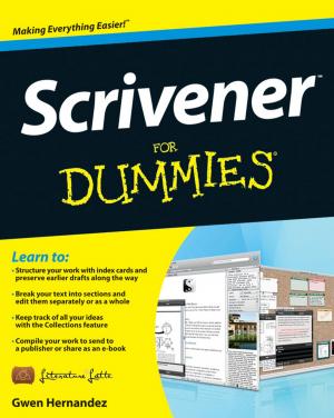 Cover of the book Scrivener For Dummies by Allen Elkin