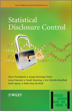 Cover of the book Statistical Disclosure Control by Barbara Mounho, Lijie Fu