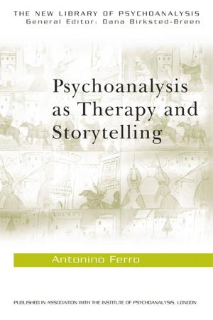 Book cover of Psychoanalysis as Therapy and Storytelling