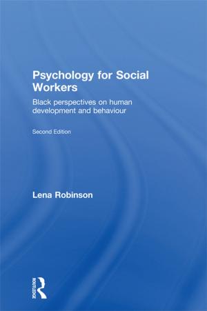 Cover of the book Psychology for Social Workers by Martine Beugnet, Marion Schmid