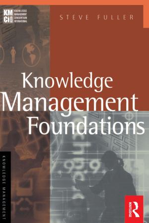 Cover of the book Knowledge Management Foundations by Michael J Shapiro