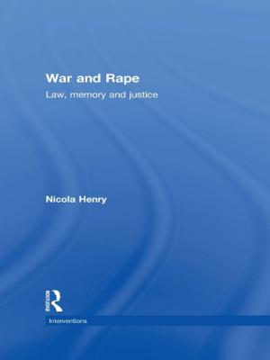 Cover of the book War and Rape by Alan Milward