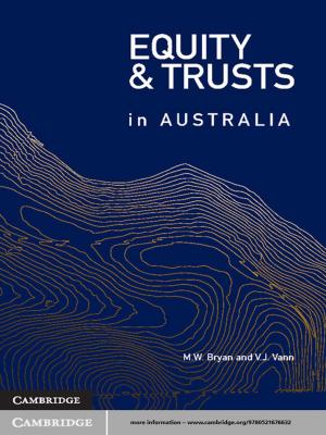 Cover of the book Equity and Trusts in Australia by J. Śniatycki